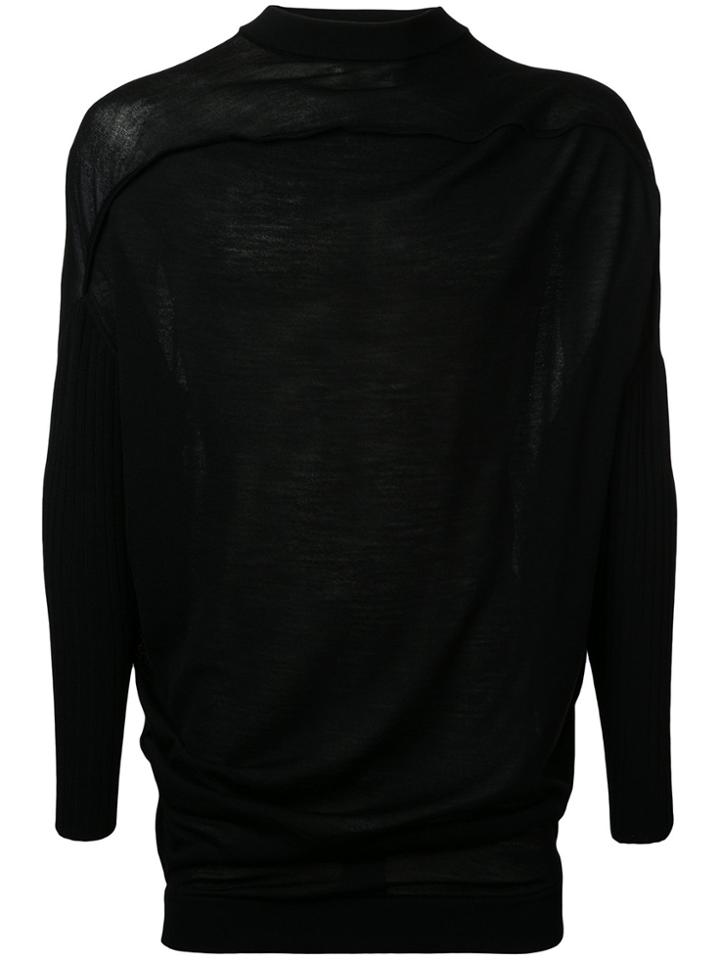 Jw Anderson Oversize Turtleneck Jumper - Black