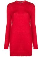 Alyx Dress-like Knitted Jumper - Red
