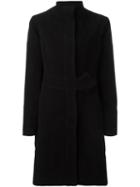 Jean Paul Gaultier Pre-owned Funnel Neck Wrap Coat - Black