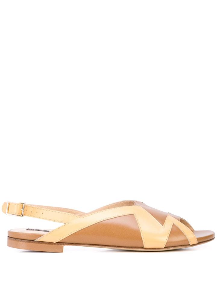 Alberto Fermani Ankle Strap Sandals - Brown