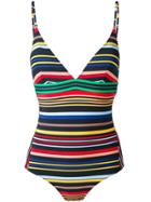 Stella Mccartney Striped Swimsuit - Blue