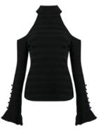 Andrea Bogosian Knit Top, Women's, Size: Medium, Black, Rayon