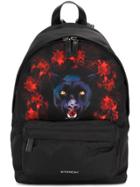 Givenchy Panther Print Backpack - Black