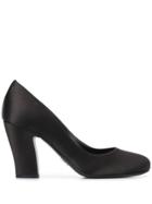 Prada 90mm Satin Finish Pumps - Black