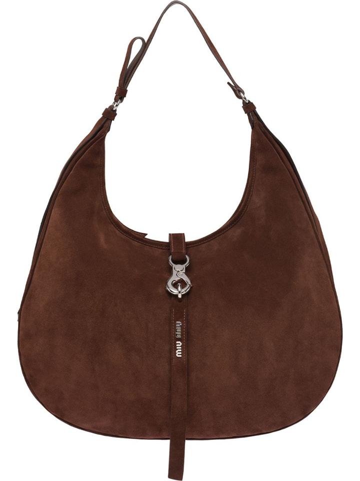 Miu Miu Classic Hobo Bag - Brown