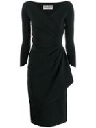 Le Petite Robe Di Chiara Boni Ruched Midi Dress - Black