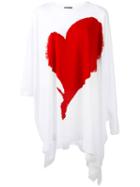 Vivienne Westwood - Heart Print T-shirt - Women - Cotton - One Size, Women's, White, Cotton