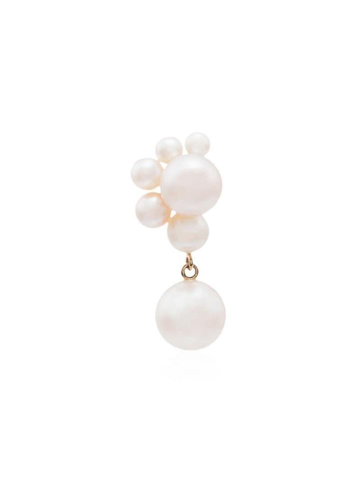 Sophie Bille Brahe Federico Large Pearl Earrings - White