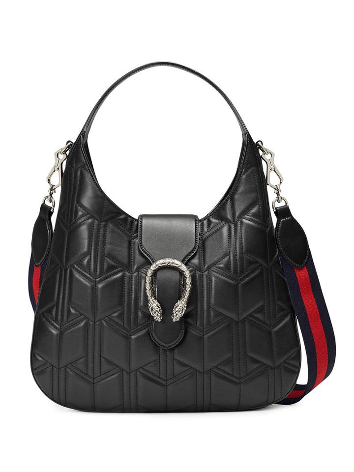 Gucci - Dionysus Medium Matelassé Hobo Tote - Women - Leather/microfibre - One Size, Black, Leather/microfibre