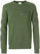 Dondup Military Insignia Embroidered Sweater - Green