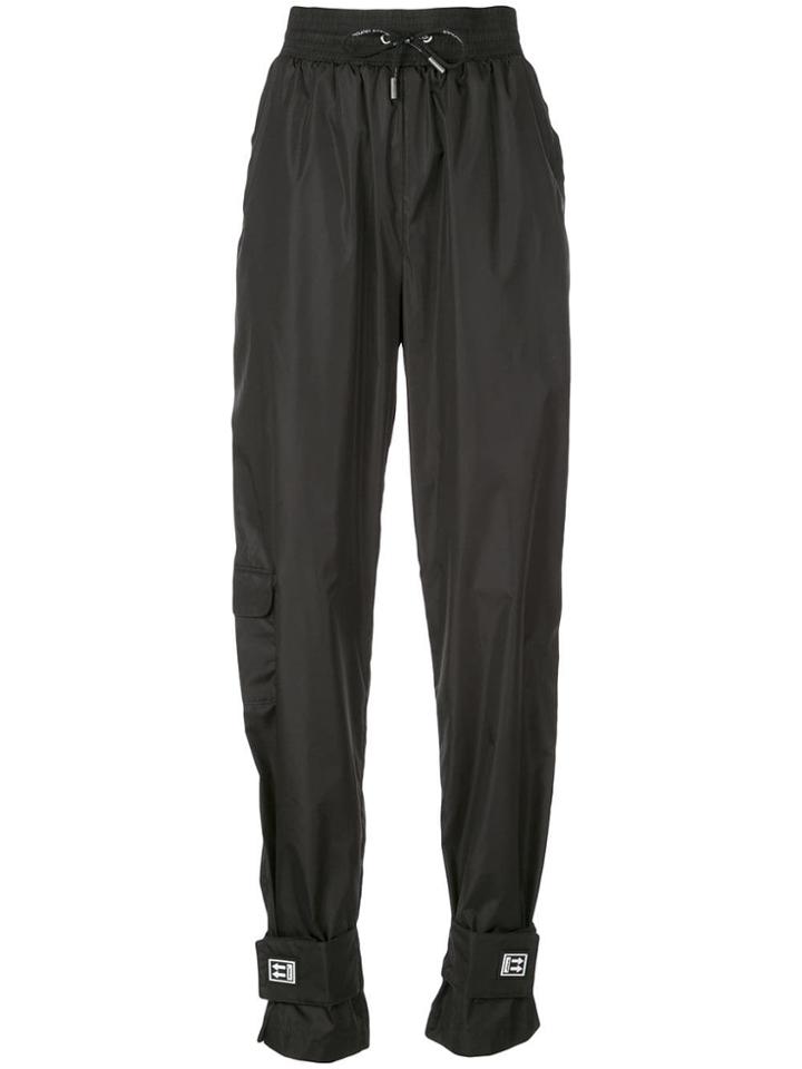 Off-white Drawstring Track Pants - Black