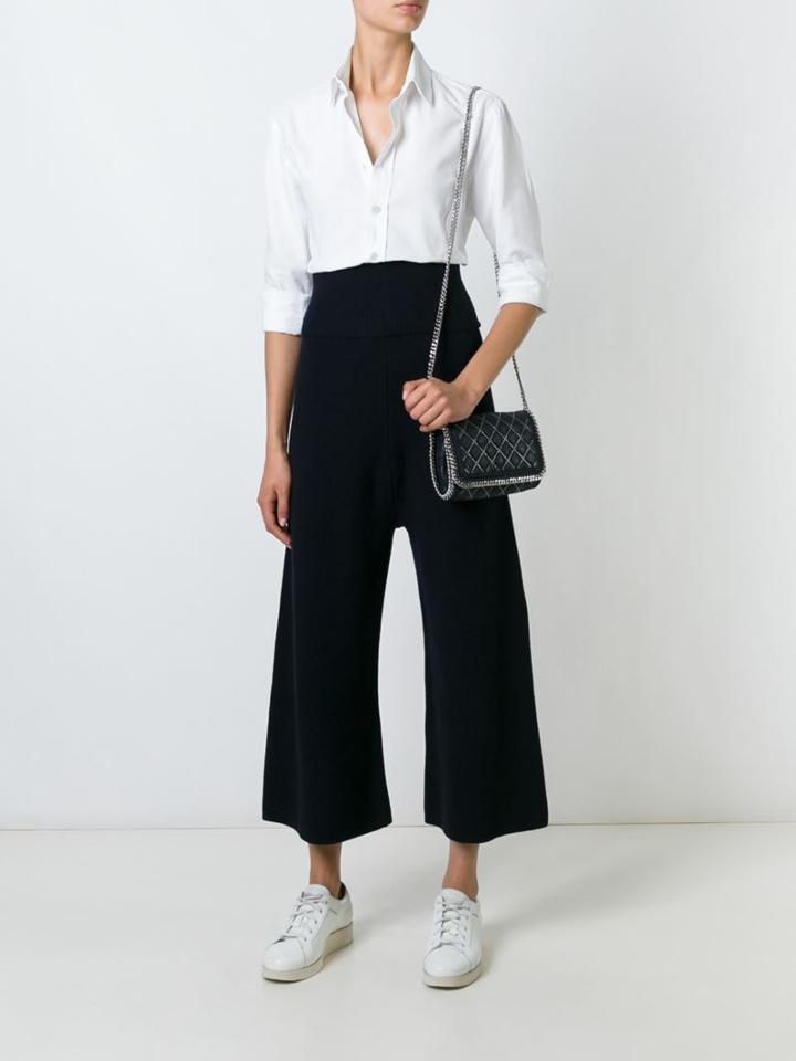 Stella Mccartney Ribbed High Waist Trousers