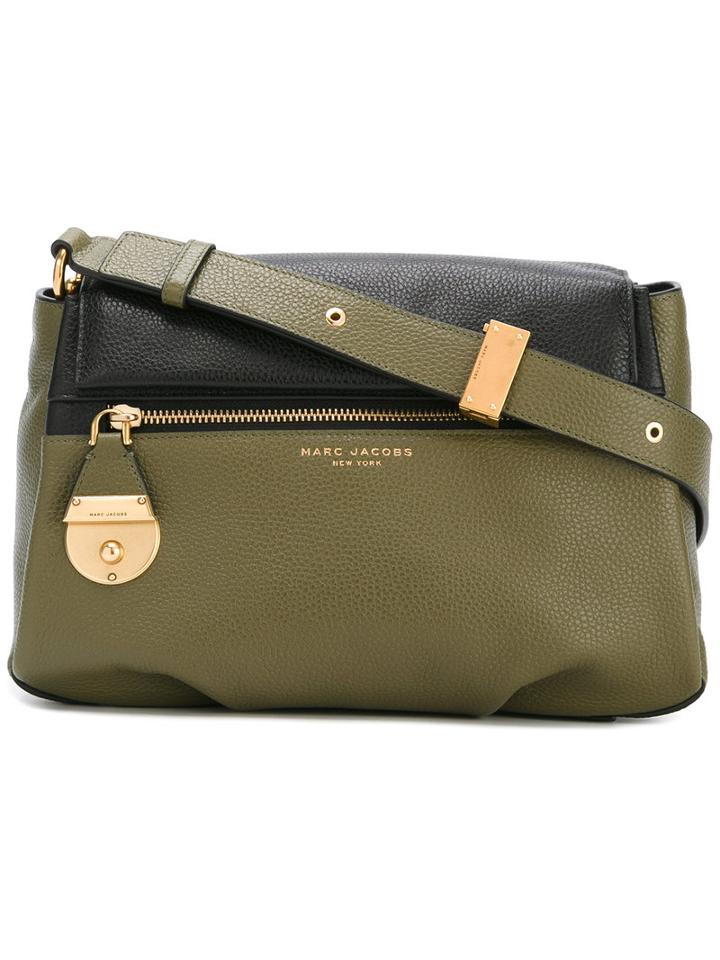 Marc Jacobs - Front Pocket Cross Body Bag - Women - Calf Leather - One Size, Women's, Green, Calf Leather