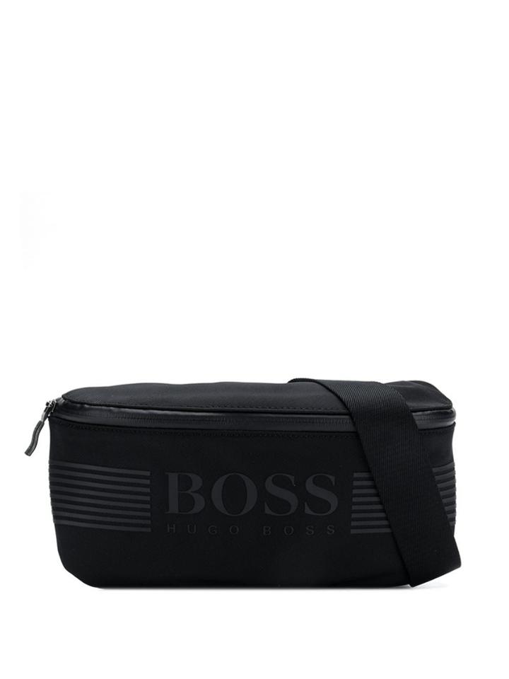 Boss Hugo Boss Logo Printed Belt Bag - Black
