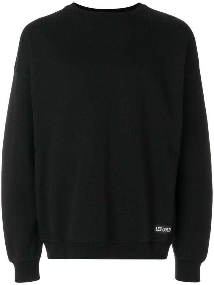 Les (art)ists Inverted Seam Sweatshirt - Black