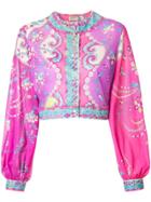 Emilio Pucci Vintage Printed Blouse - Purple