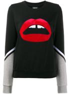 Markus Lupfer Lipstick Lips Sweatshirt - Black