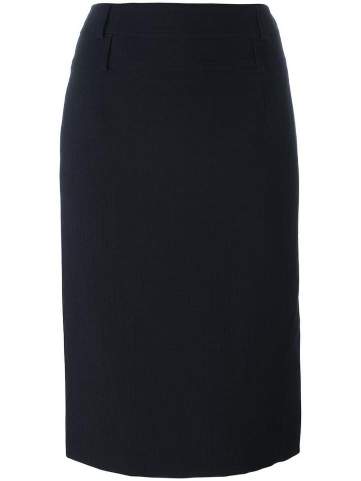 Christian Dior Pre-owned Side Split Skirt - Blue