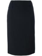 Christian Dior Pre-owned Side Split Skirt - Blue