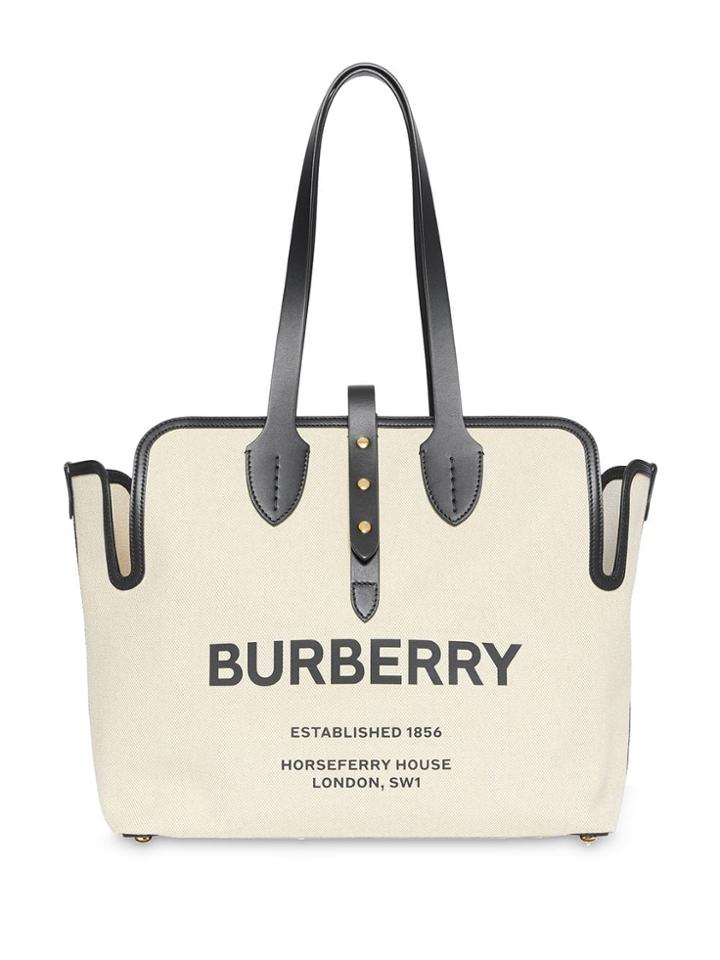 Burberry The Medium Soft Cotton Canvas Belt Bag - Black
