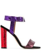Paris Texas Metallic Sandals - Multicolour
