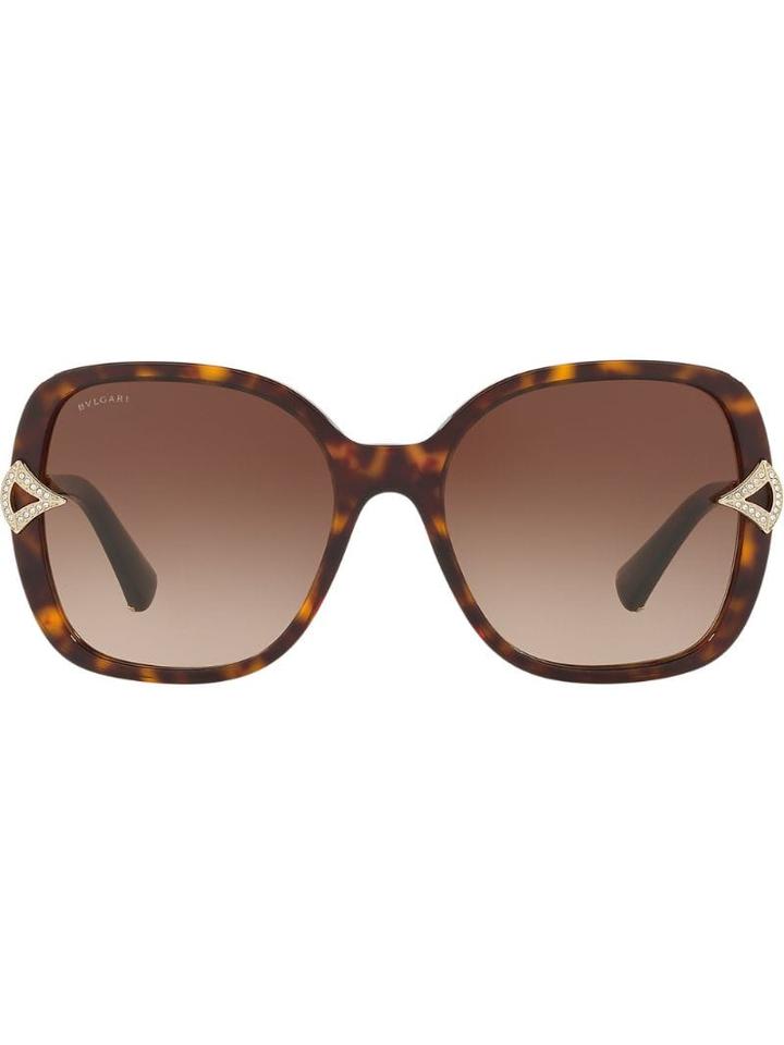 Bulgari Divas Sunglasses - Brown
