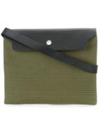 Cabas Flap Shoulder Bag - Green