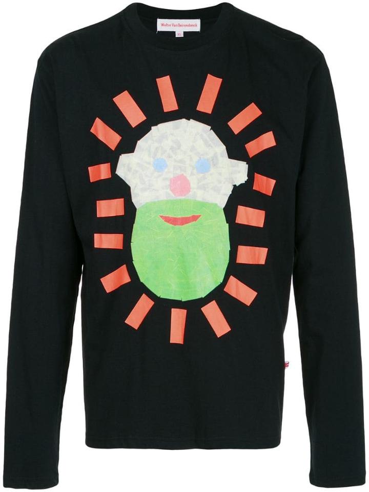 Walter Van Beirendonck Pre-owned Taped Face Longsleeved T-shirt -