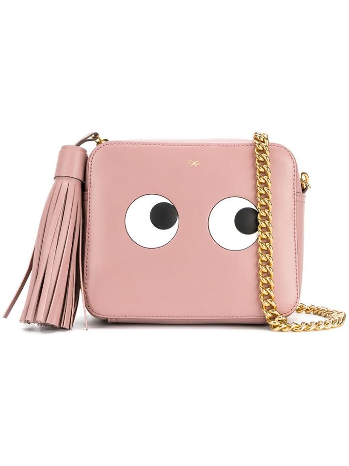 Anya Hindmarch Eyes Crossbody Bag - Pink & Purple
