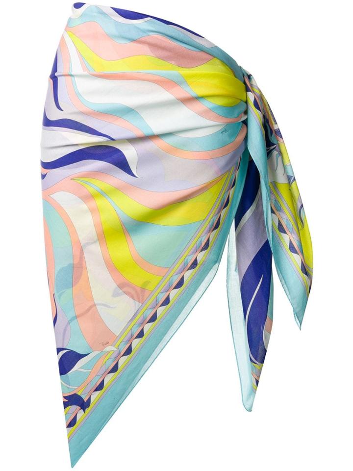 Emilio Pucci Printed Sarong - Purple