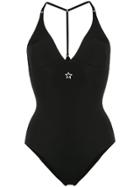Stella Mccartney Embroidered Star Swimsuit - Black