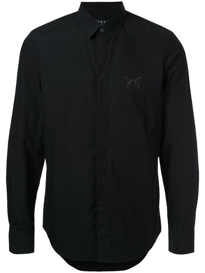 Roar Gun Print Shirt - Black