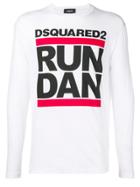Dsquared2 Run Dan Print T-shirt - White
