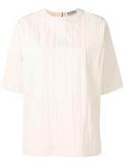 Jil Sander Creased Effect T-shirt - Neutrals