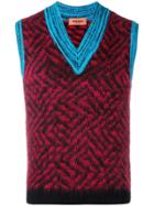 Missoni Knitted Vest - Red