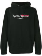 Sacai Logo Hoodie - Black