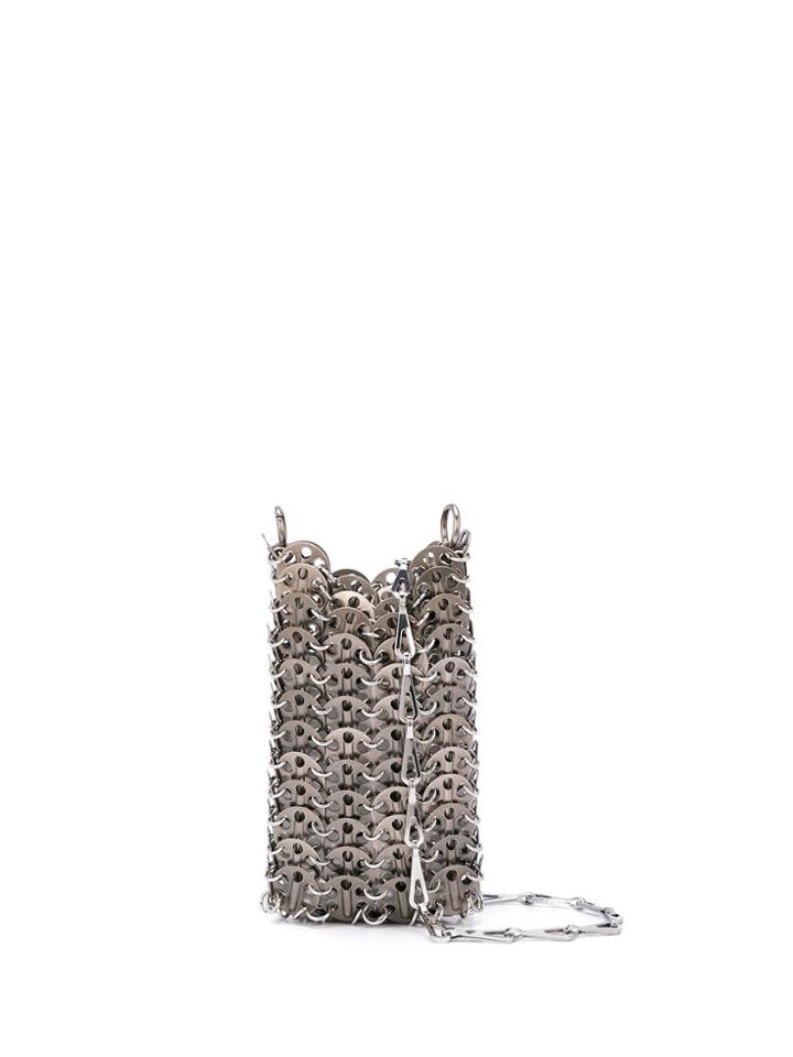 Paco Rabanne Chain Mini Bag - Grey