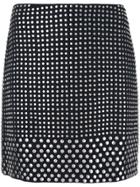 David Koma Studded Mini Skirt - Black