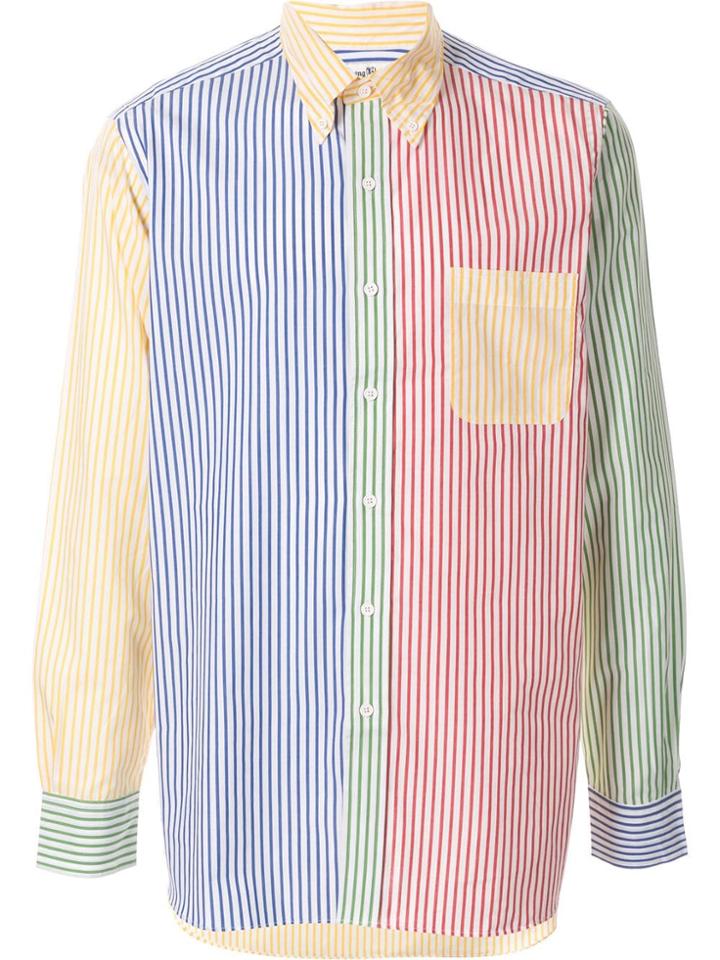 Rowing Blazers Contrasting Striped Shirt - Blue