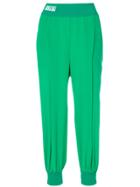 Fendi Logo Trousers - Green