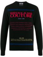 Versace Jeans Couture Neon Jacquard Jumper - Black