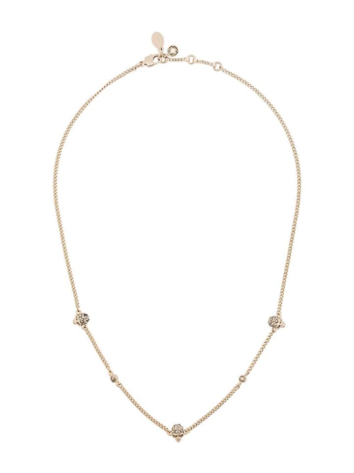 Alexander Mcqueen Delicate Charms Necklace - Gold