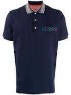 Missoni Printed Logo Polo Shirt - Blue