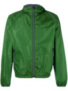 Fay Hooded Anorak Jacket, Men's, Size: Medium, Green, Polyamide