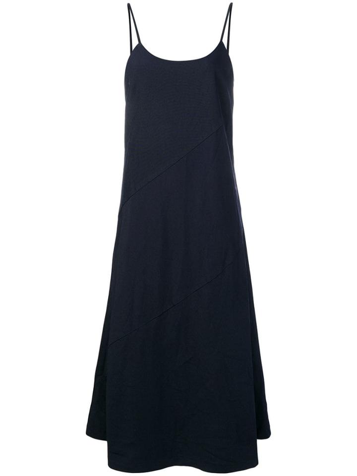 Comme Des Garçons Comme Des Garçons Sleeveless Midi Dress - Blue