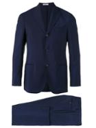 Boglioli Formal Suit, Men's, Size: 52, Blue, Wool/mohair/acetate/cupro
