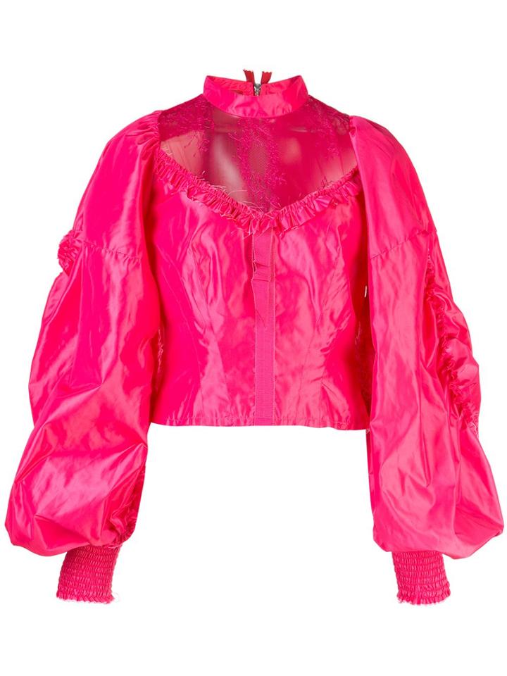 Dilara Findikoglu Victorian Tech Top - Pink
