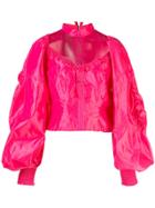 Dilara Findikoglu Victorian Tech Top - Pink