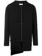 Ports 1961 Layered Zipped Hoodie, Men's, Size: Medium, Black, Polyester/wool