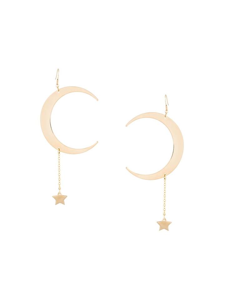 Roberto Cavalli 'lucky' Earrings, Women's, Metallic